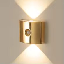 GDLUOAO LED Wall Light with Motion Sensor - USB Rechargeable 1200Mah Battery - Magnetic Installation Night Light